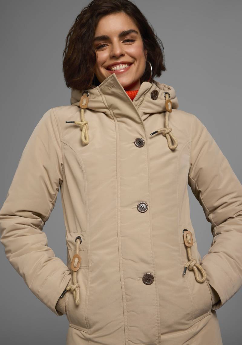 KangaROOS Winterjacke, mit Kapuze, für die kalte Jahreszeit, aus leichtem Webstoff, modisch von KangaROOS