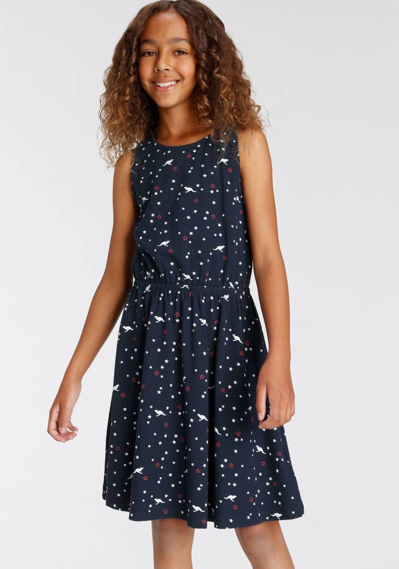 KangaROOS Jerseykleid », Skaterkleid in schönen Allover-Muster«, für Partys und Treffen mit Freunden, kniefrei, modisch von Kangaroos