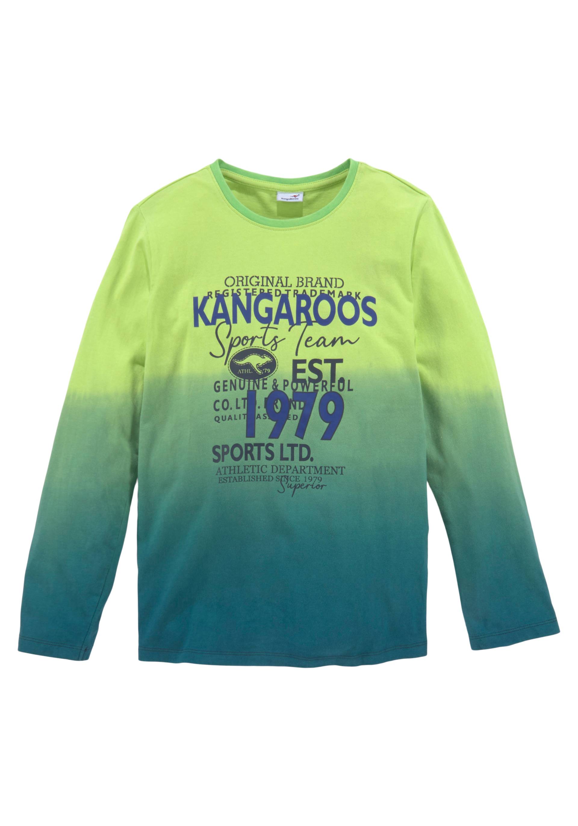 KangaROOS Langarmshirt »mit Farbverlauf« von Kangaroos