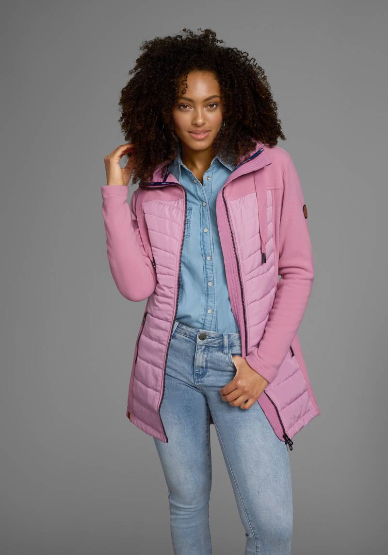 KangaROOS Langjacke, mit Kapuze, leichter Webstoff, figurbetonter Schnitt, mit Kapuze von Kangaroos