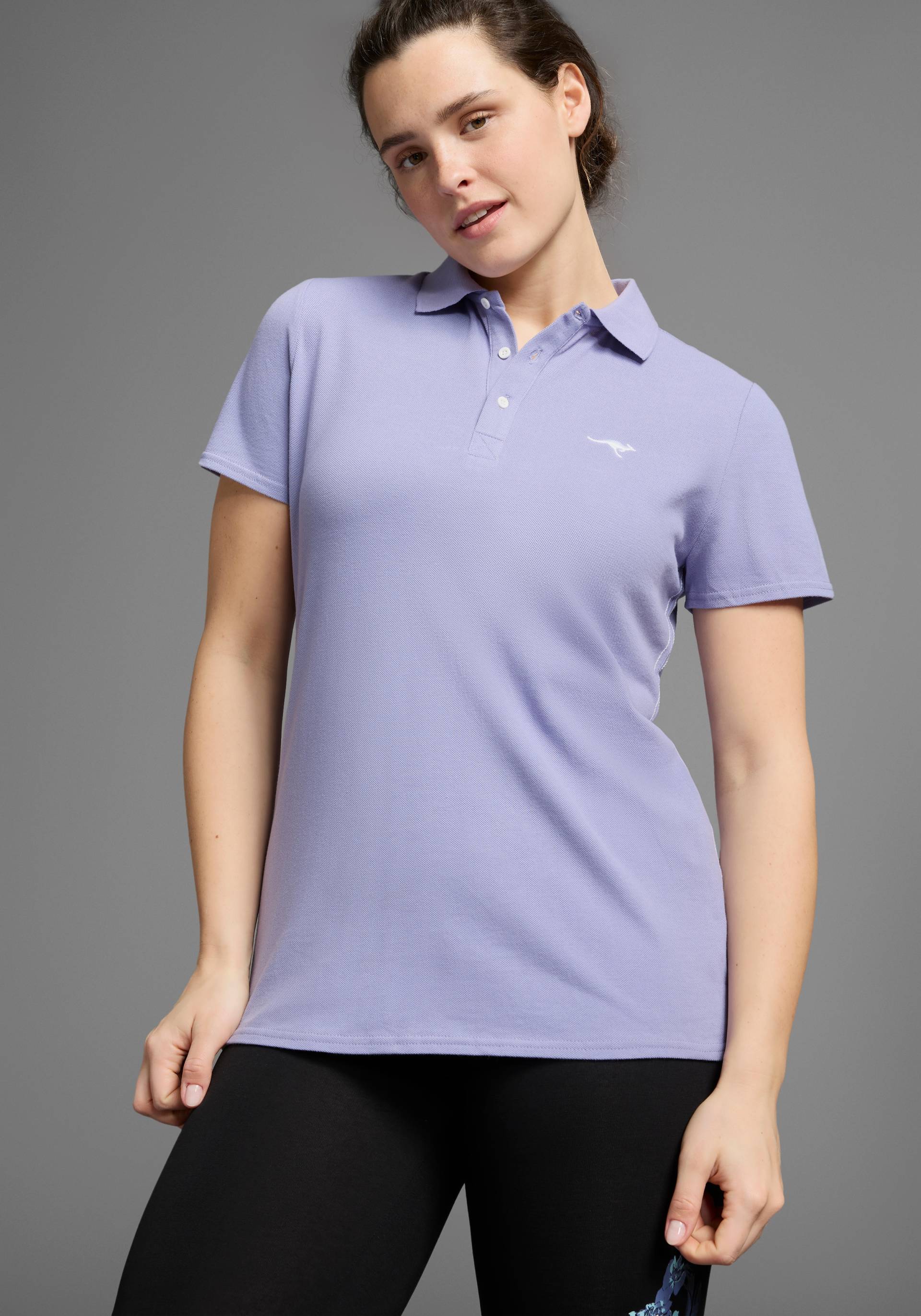 KangaROOS Poloshirt, Kurzarm, unifarben, Polokragen, aus Baumwolle KangaROOS Poloshirt, Kurzarm, unifarben, Polokragen, aus Baumwolle von Kangaroos