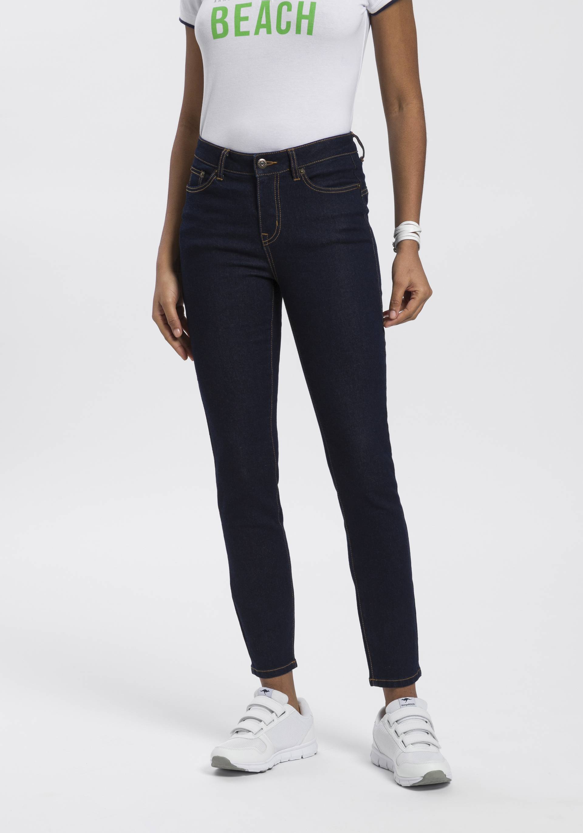 KangaROOS Slim-fit-Jeans »CROPPED HIGH WAIST SLIM FIT« von Kangaroos