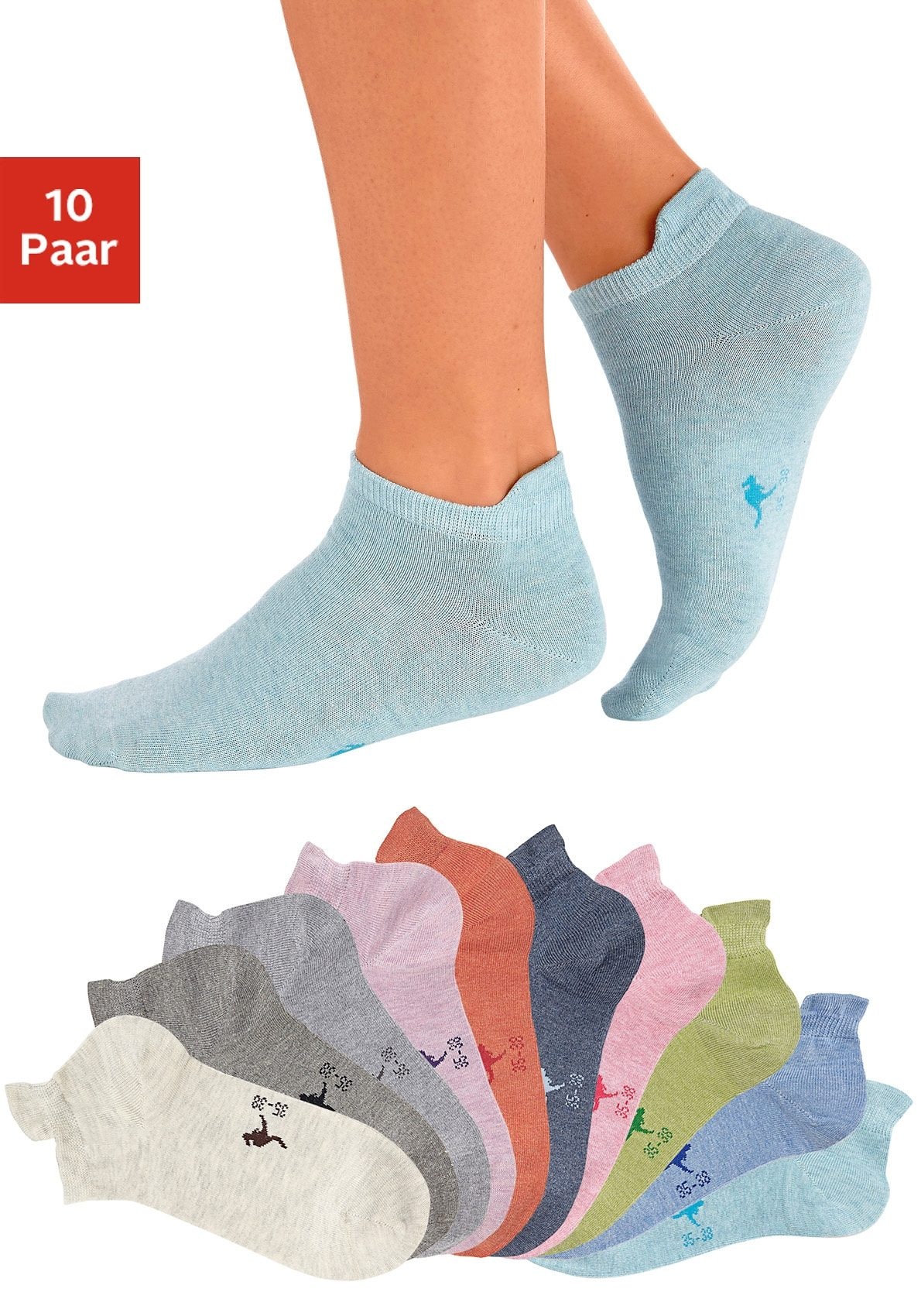 KangaROOS Sneakersocken, (Set, 10 Paar) von Kangaroos