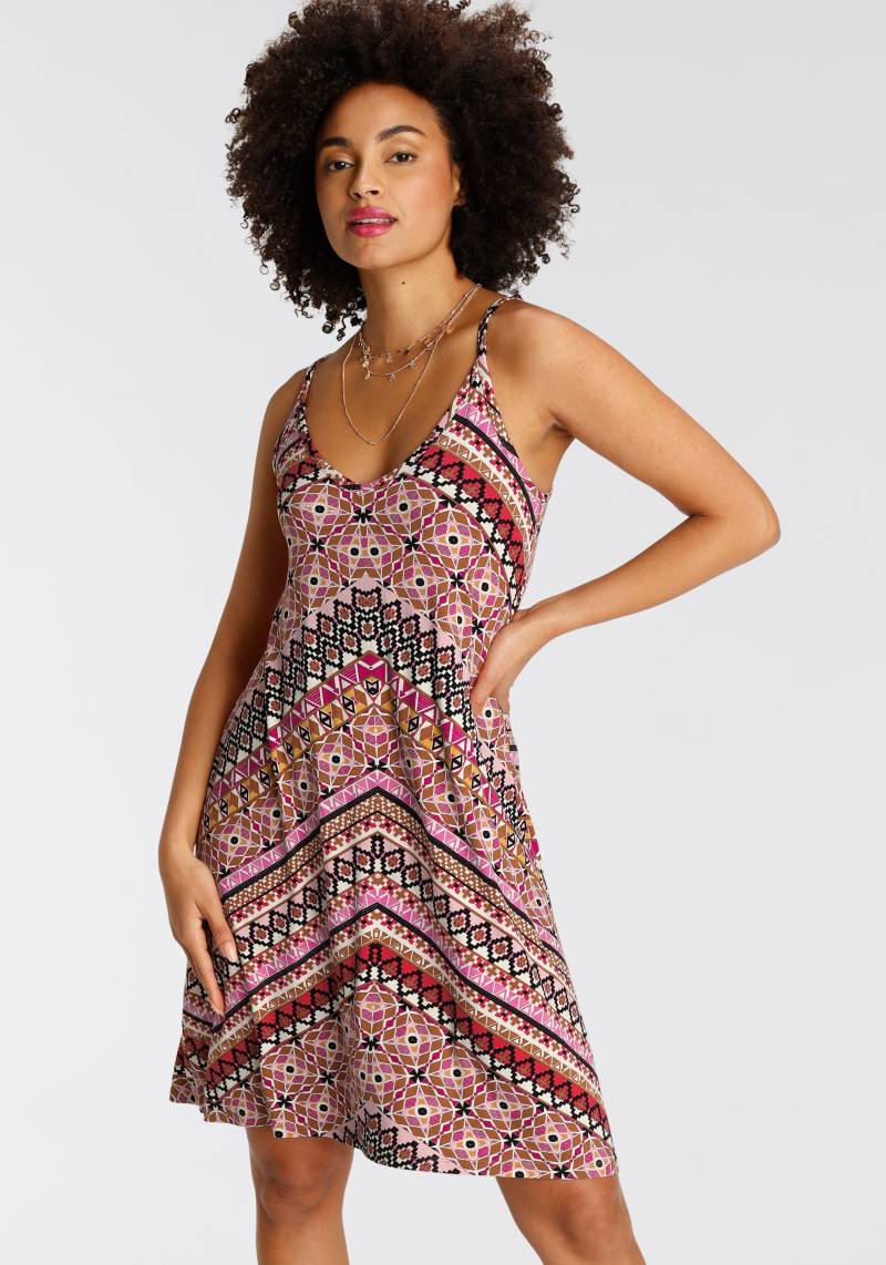 KangaROOS Sommerkleid, festliche Anlässe, kniefreie Länge, trendiger Ethno-Look von Kangaroos