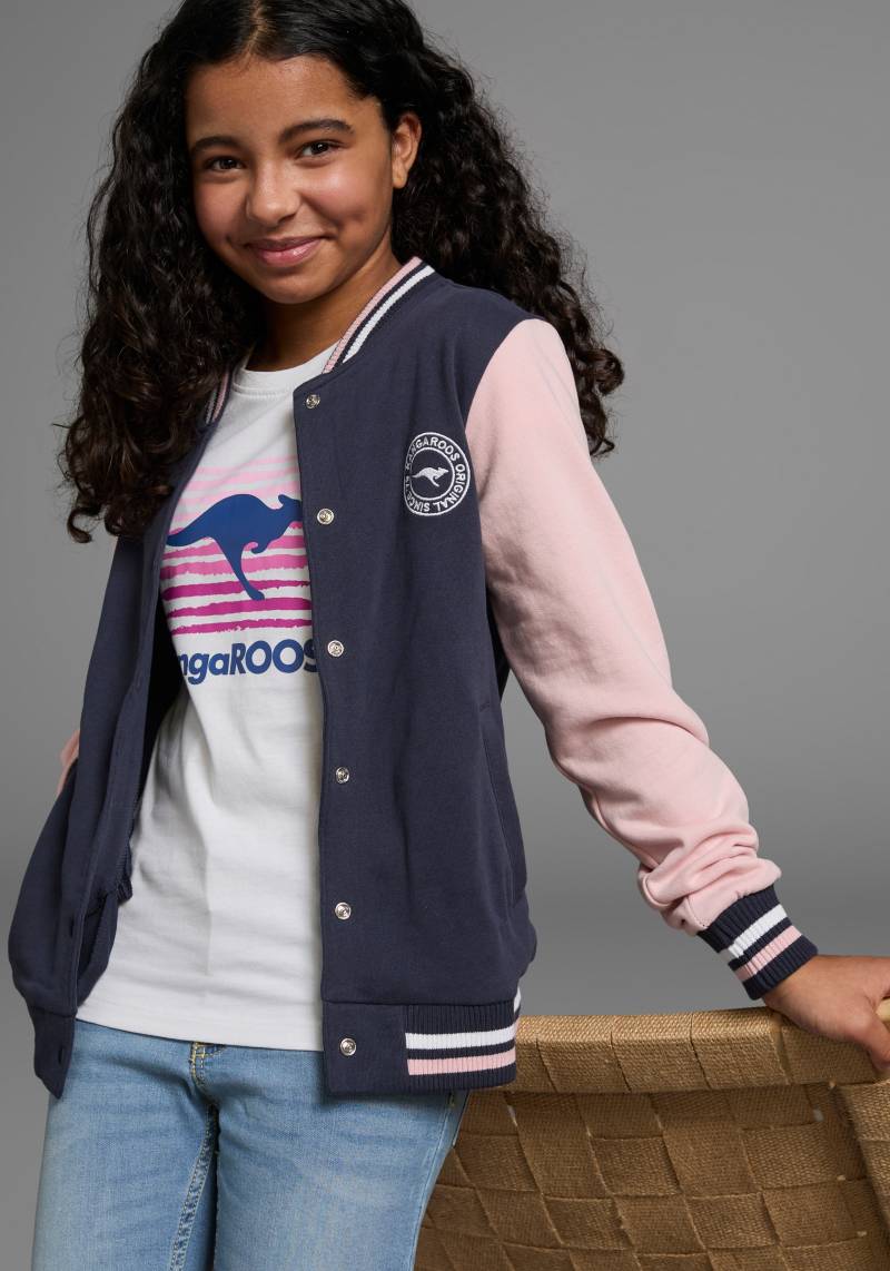 KangaROOS Sweatjacke »College-Jacke«, mit Kragen von Kangaroos