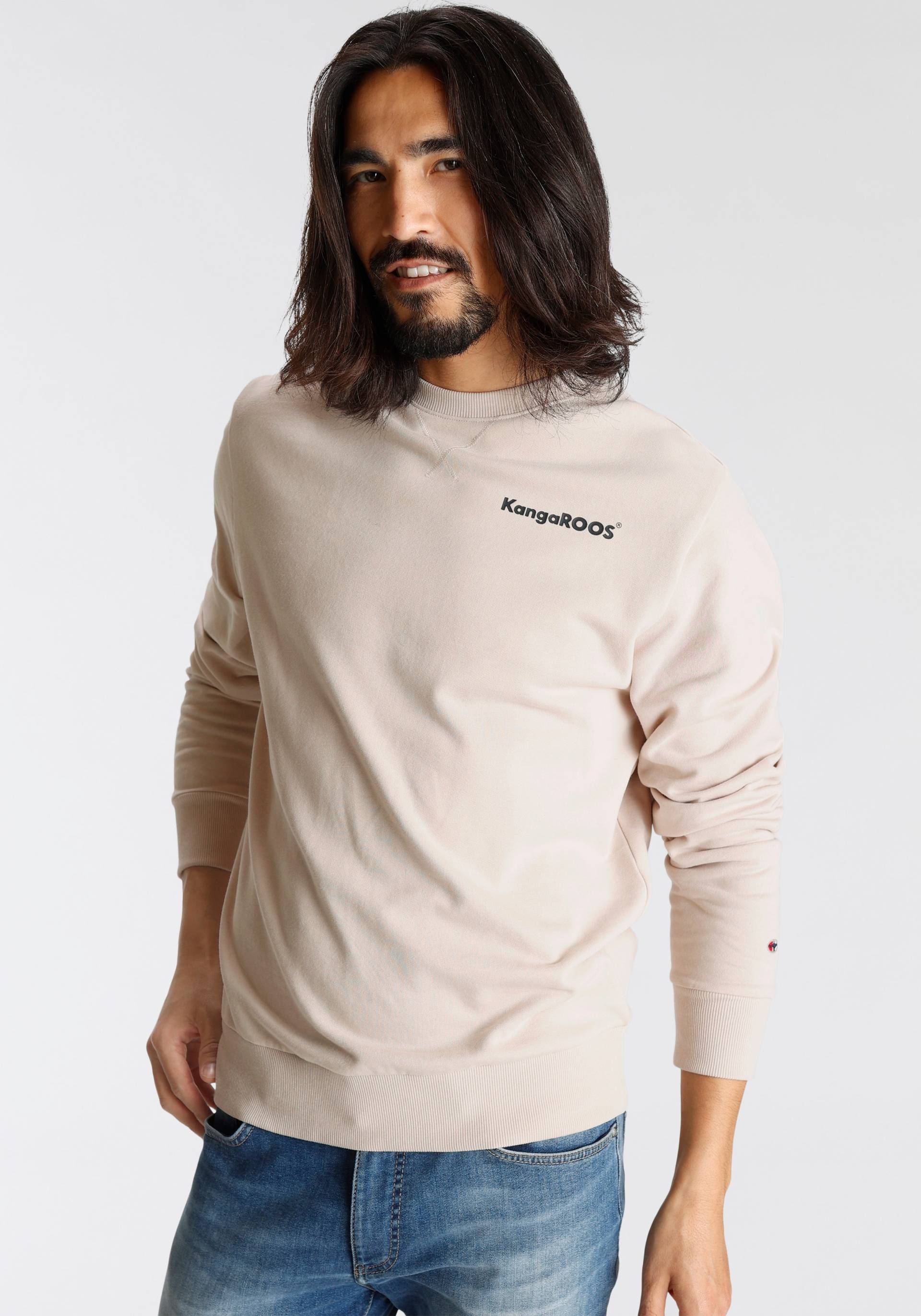 KangaROOS Sweatshirt, mit Logoschriftzug von Kangaroos