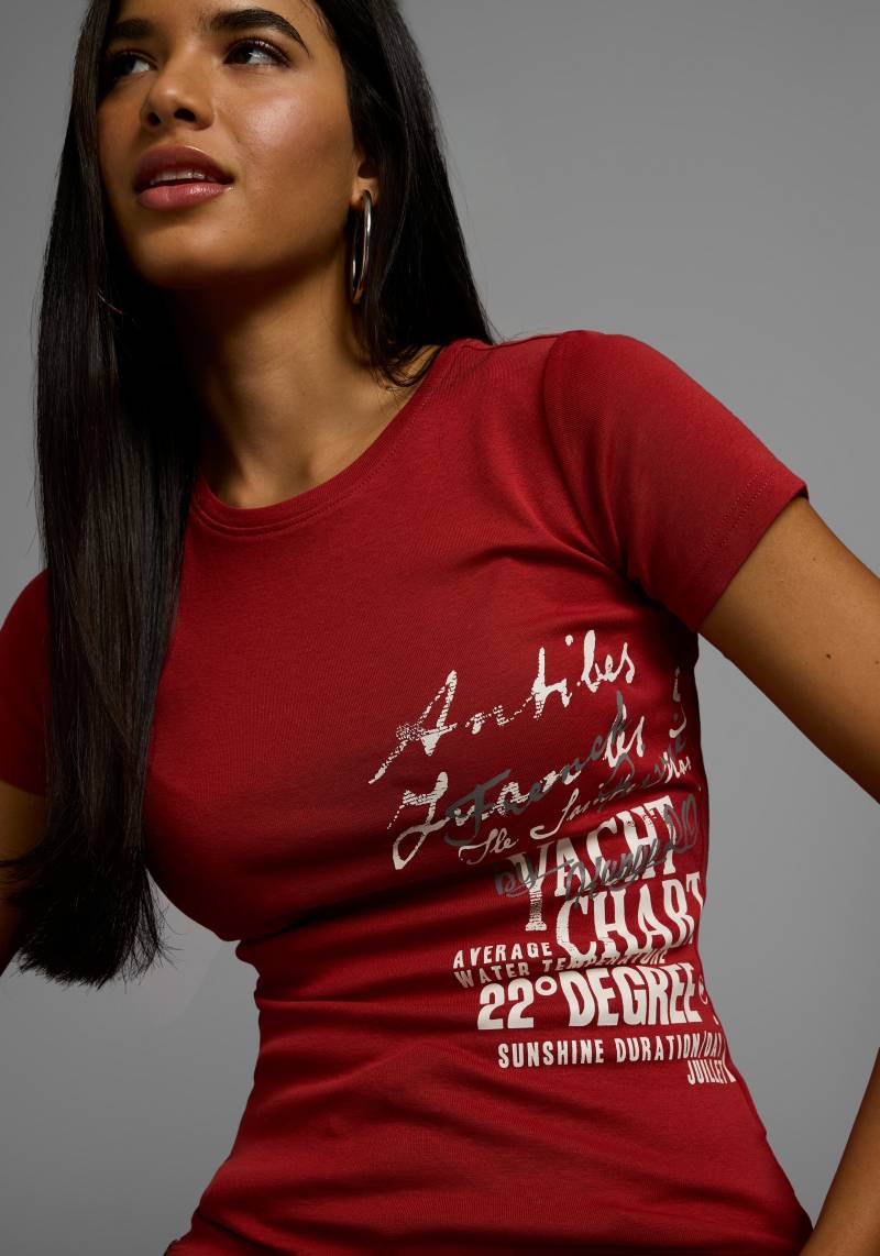 KangaROOS T-Shirt, im Basic-Look mit Print von Kangaroos