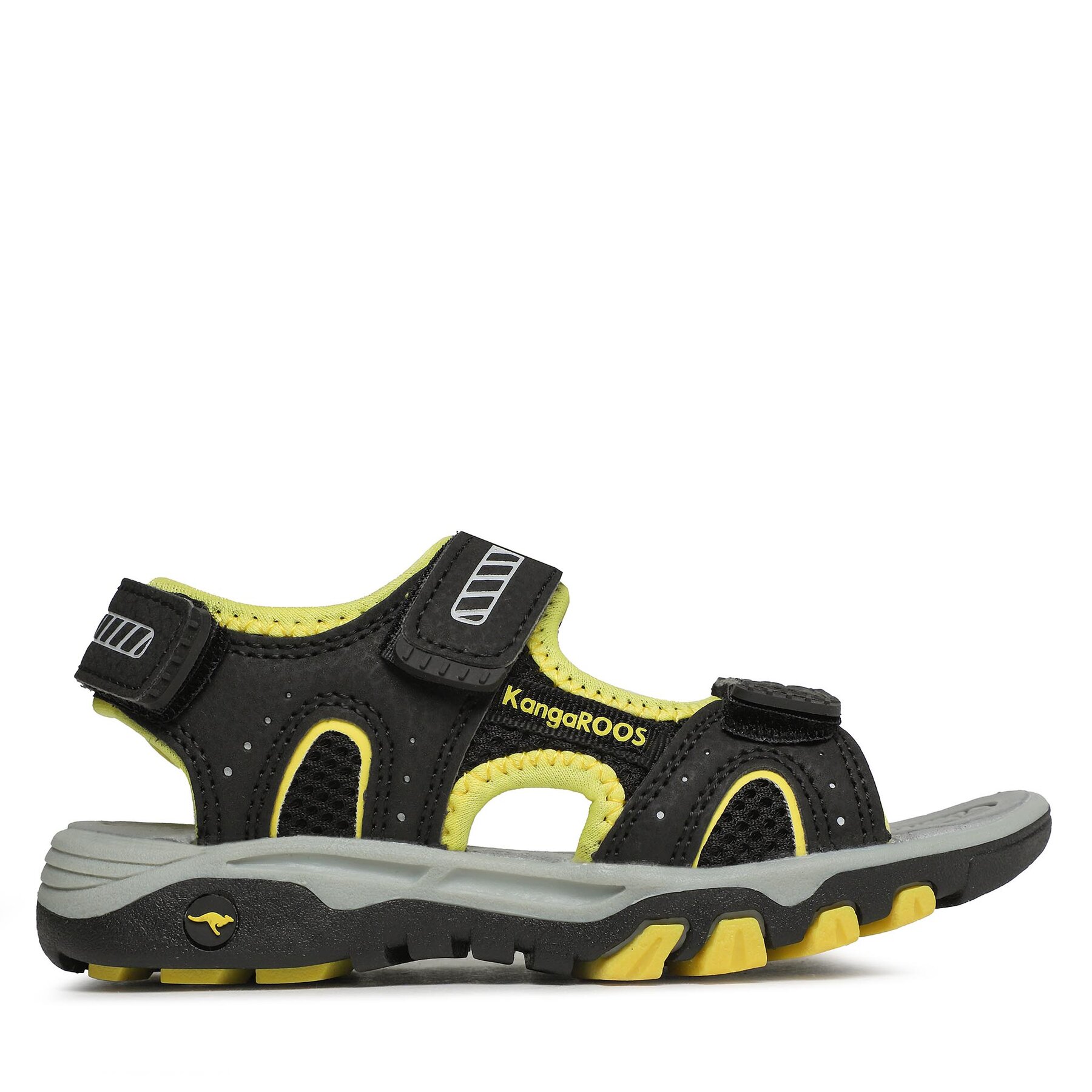 Sandalen KangaRoos K-Celtic Kento 10048 000 5094 M Jet Black/Lemon Chrome von Kangaroos