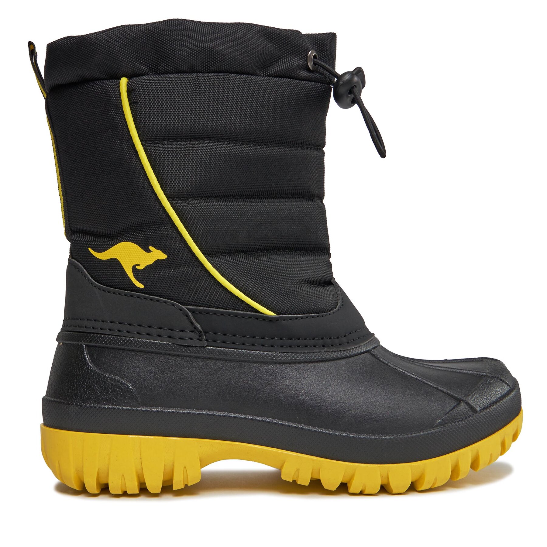 Schneeschuhe KangaRoos K-Ben 18672 000 5094 Black/Lemon Chrome von Kangaroos