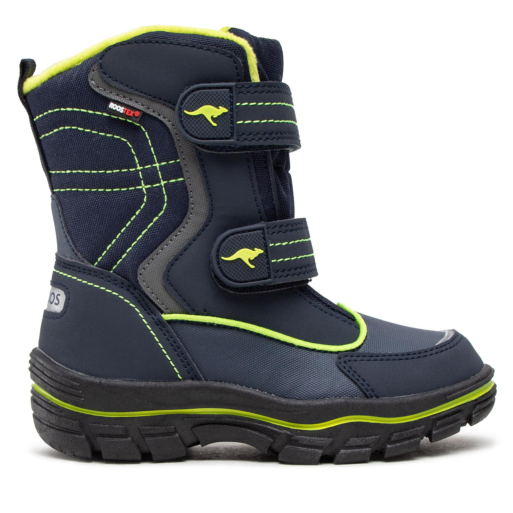 Schneeschuhe KangaRoos K-Leno V Rtx 18780 000 4054 Dk Navy/Lime von Kangaroos