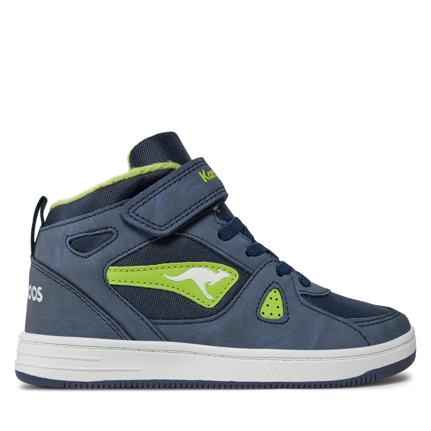 Schnürschuhe KangaRoos K-Cp Kalley II 18804 000 4054 Navy/Lime von Kangaroos