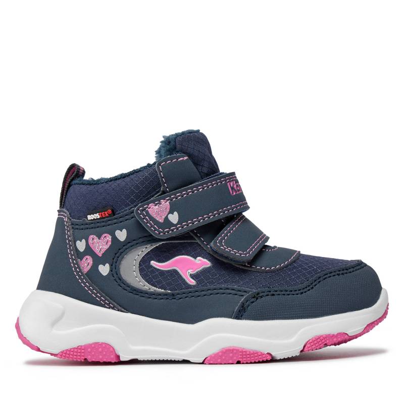 Schnürschuhe KangaRoos KS-Freezer V RTX 02221-000-4204 Dk Navy/Daisy Pink von Kangaroos