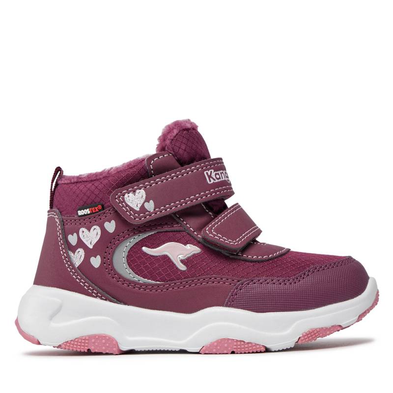 Schnürschuhe KangaRoos KS-Freezer V RTX 02221-000-6337 Dk Berry/Dusty Rose von Kangaroos