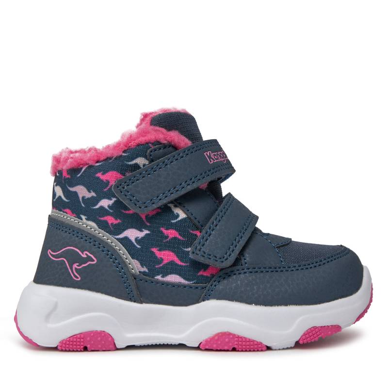 Schnürschuhe KangaRoos KS-Goku V 02220-000-4204 Dk Navy/Daisy Pink von Kangaroos