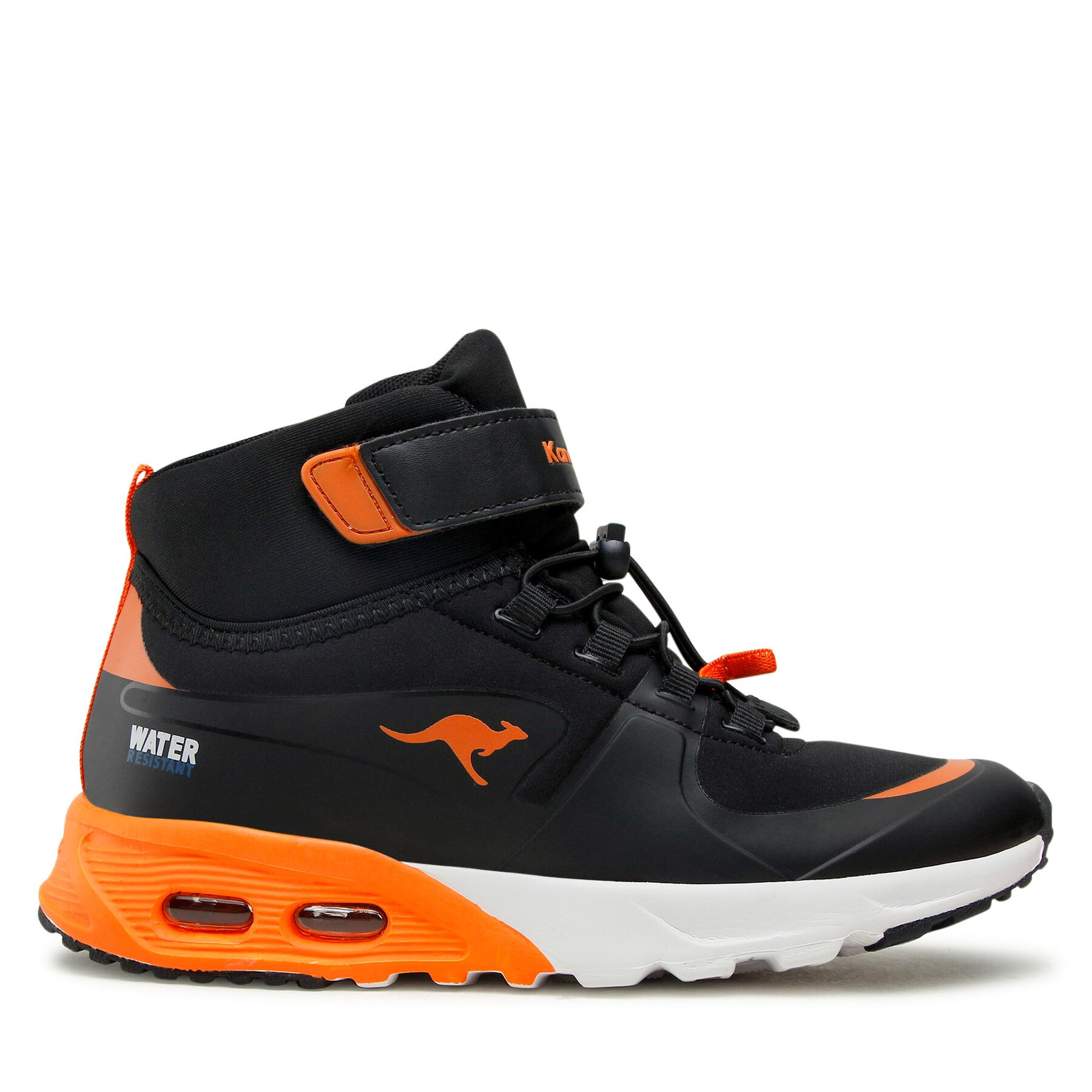 Schnürschuhe KangaRoos Kx-Hydro 18598 000 5075 D Jet Black/Neon Orange von Kangaroos