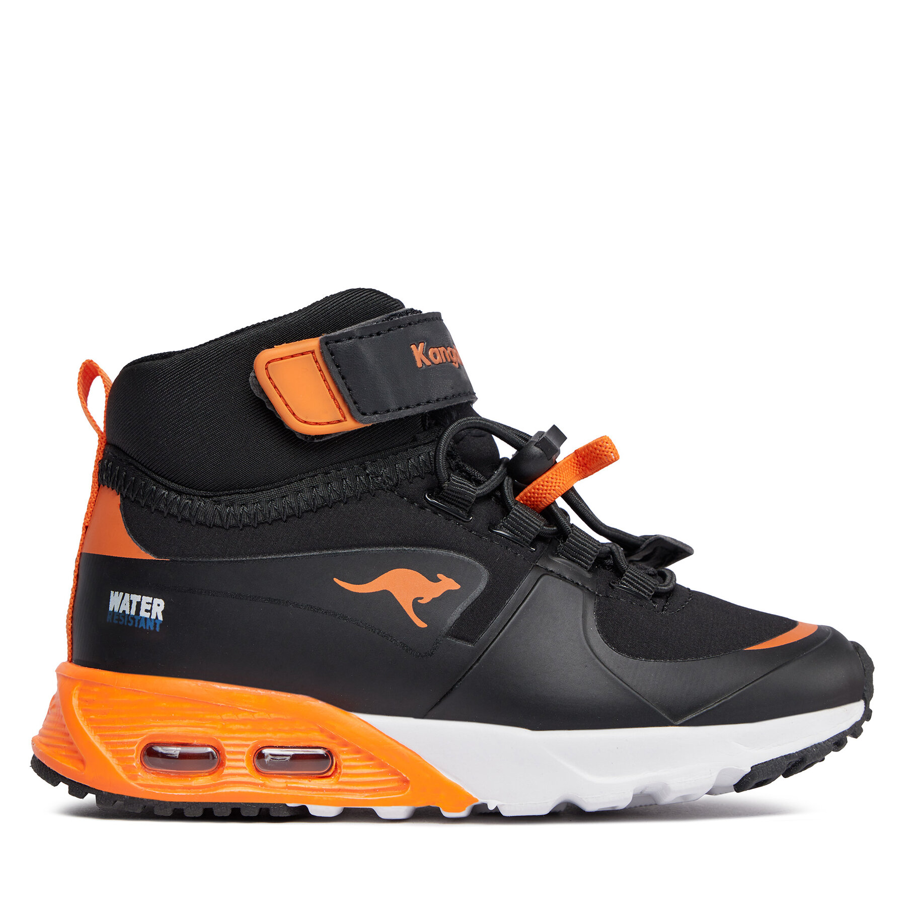 Schnürschuhe KangaRoos Kx-Hydro 18598 000 5075 Jet Black/Neon Orange von Kangaroos