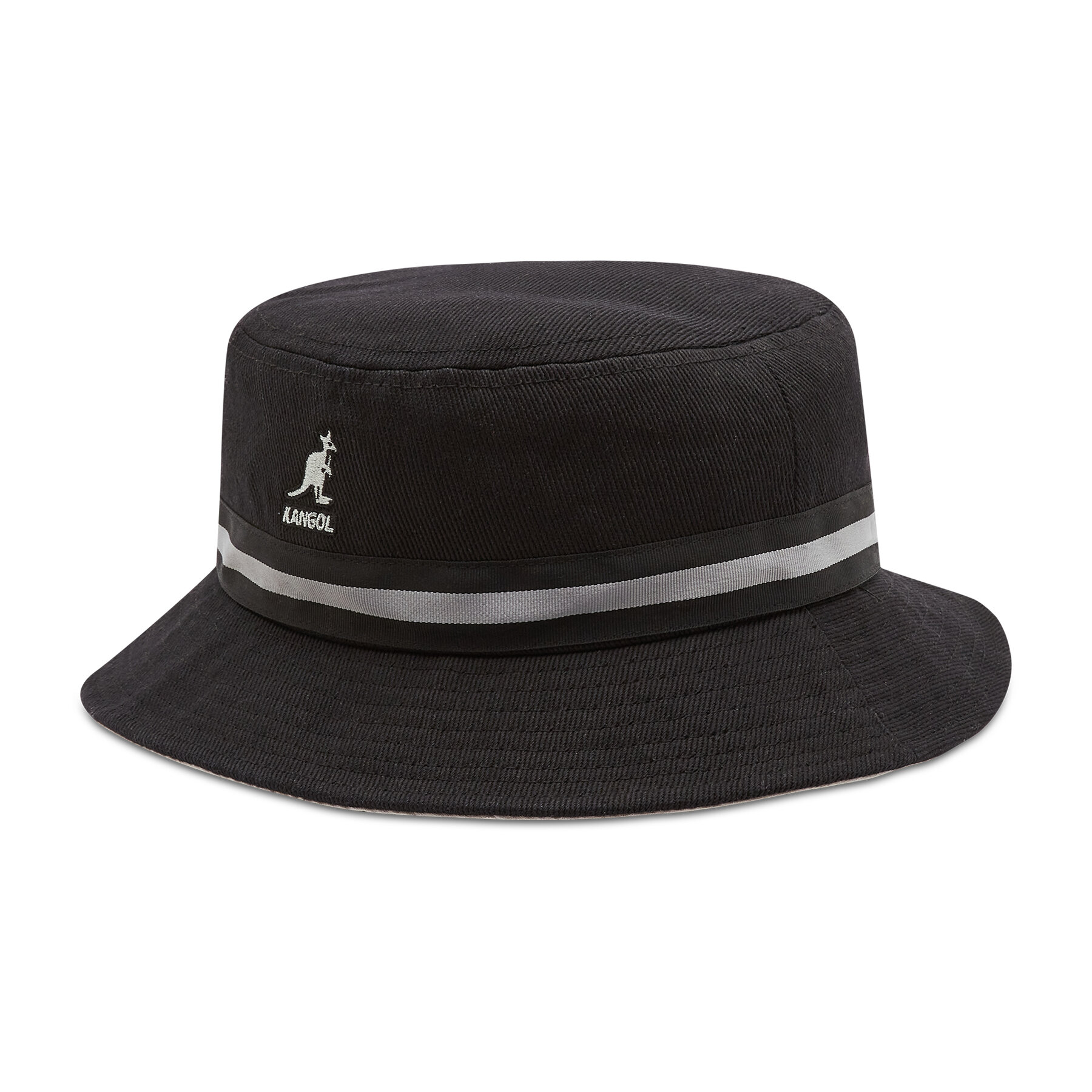 Hut Kangol Bucket Stripe Lahinch K4012SP Black BK001 von Kangol