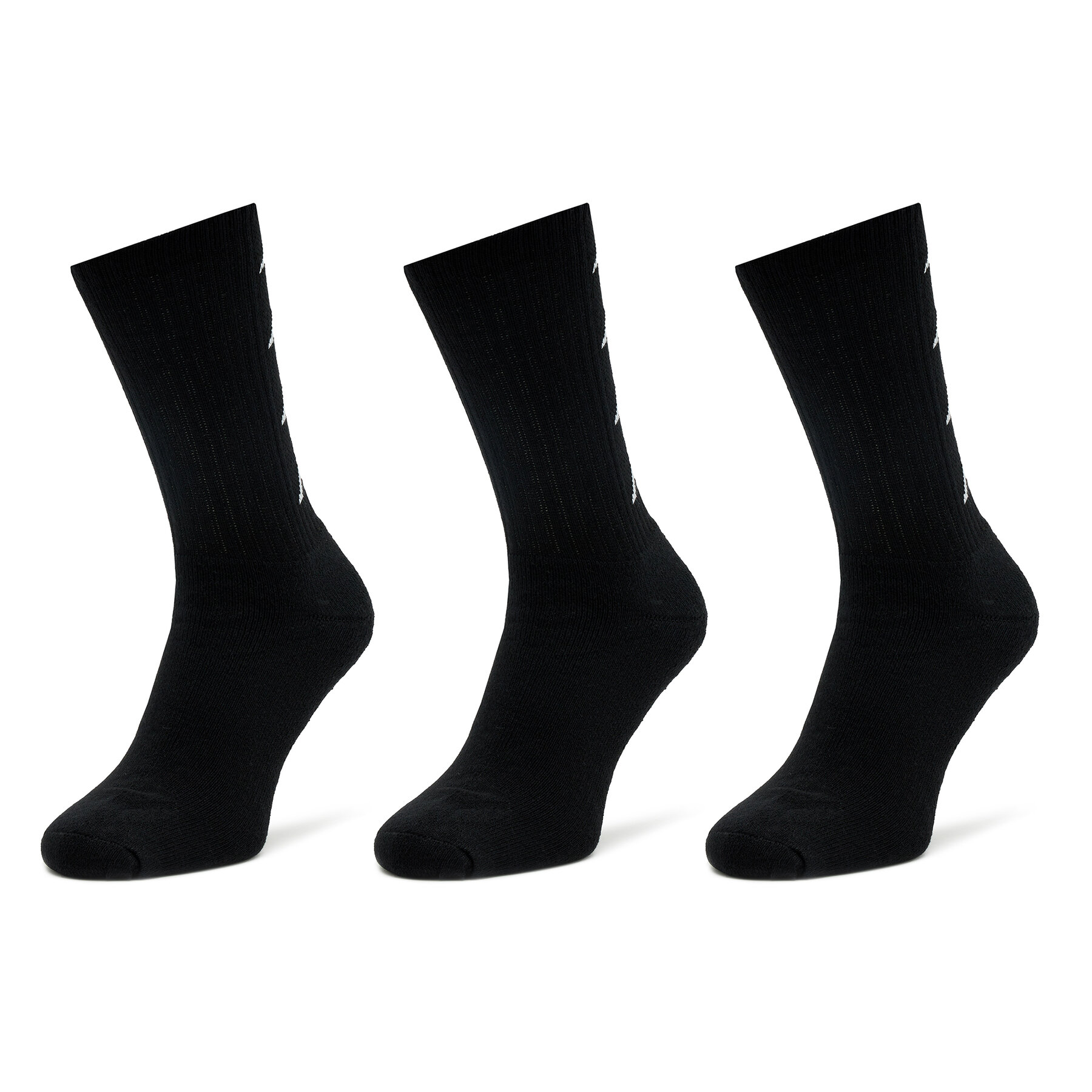 3er-Set hohe Unisex-Socken Kappa 710069 Caviar 19-4006 von Kappa