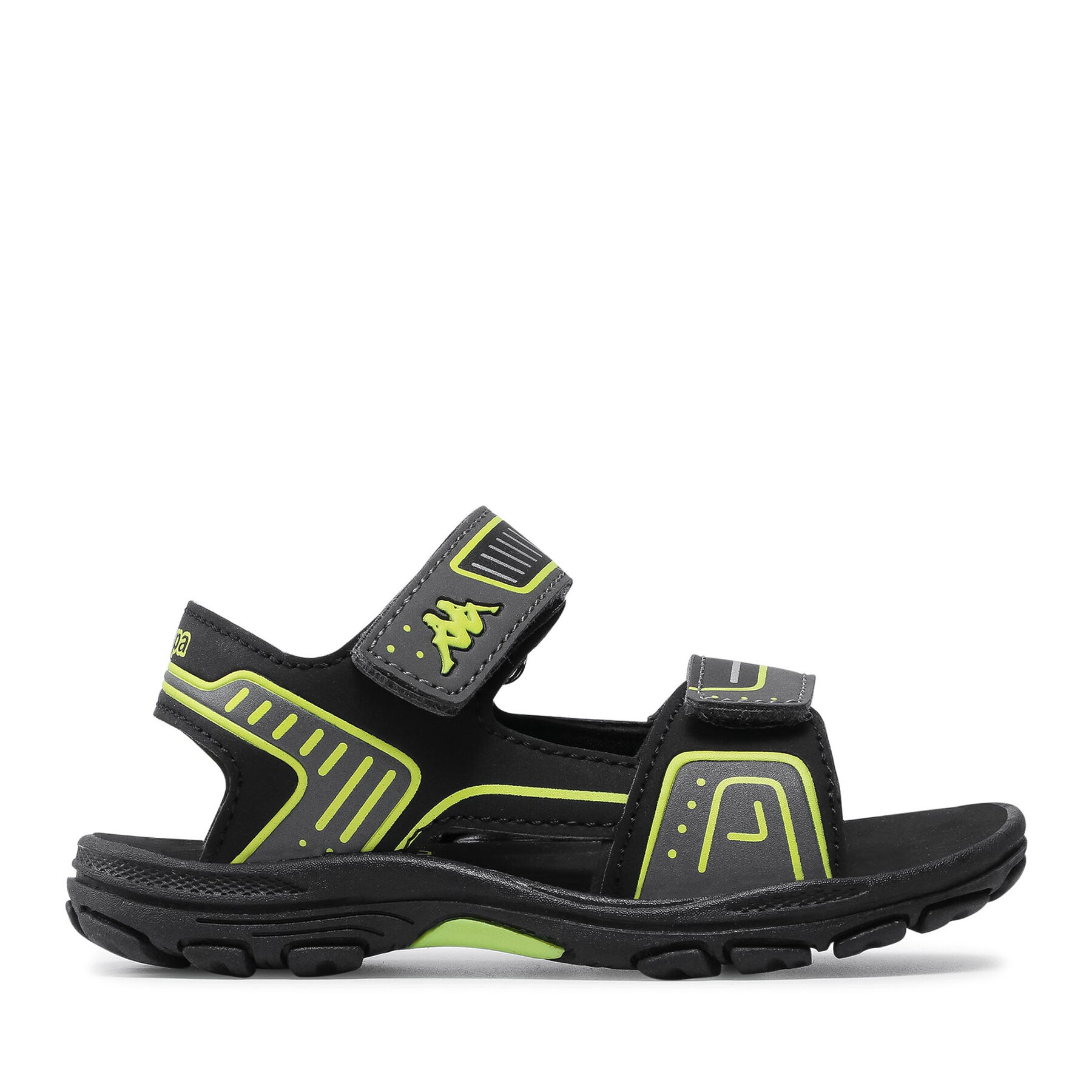 Sandalen Kappa 260864K Black/Lime 1133 von Kappa