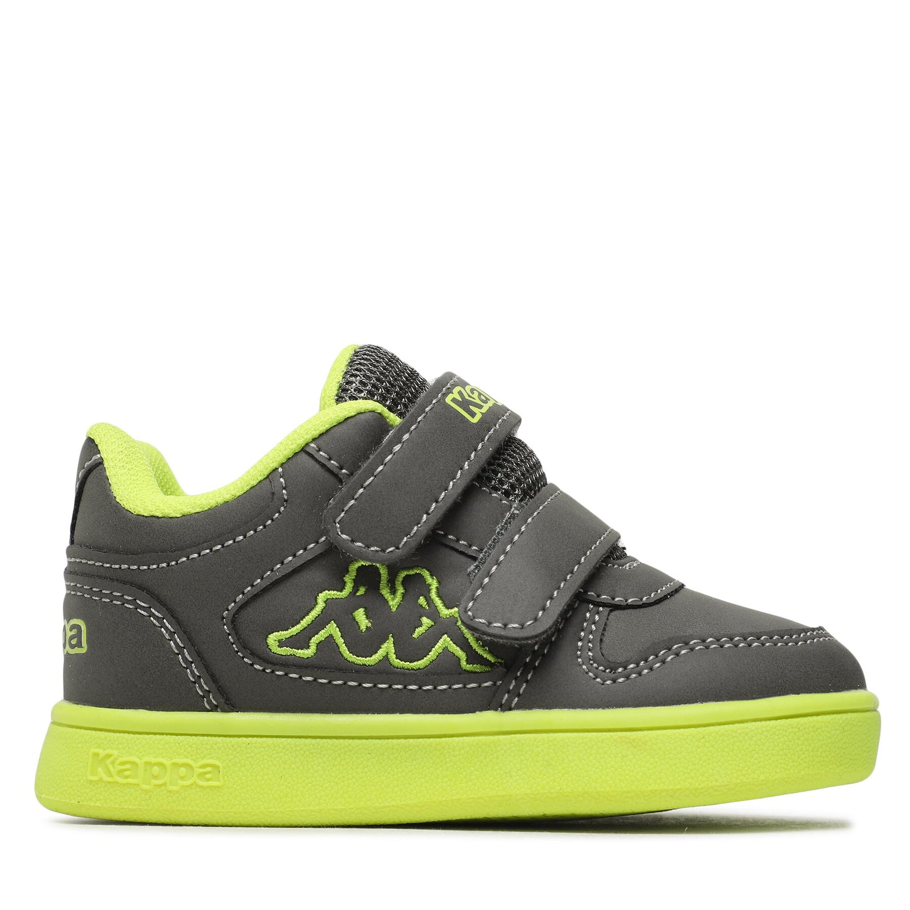 Sneakers Kappa 280011BCM Grey/Lime 1633 von Kappa