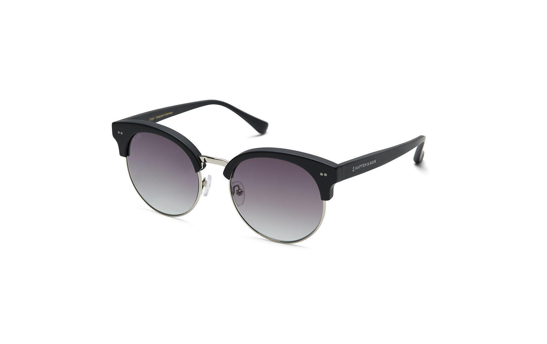 Kapten & Son Sonnenbrille »Capri Matt Black Silver Gradient Black« von Kapten & Son