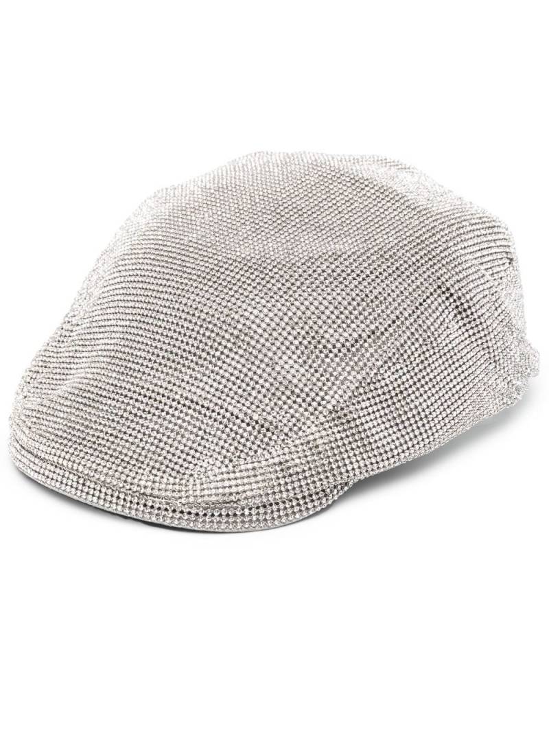 Kara crystal-embellished beret - Grey von Kara