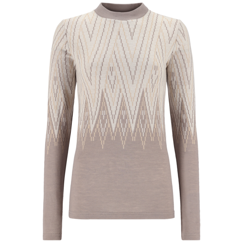 Kari Traa Juliane Wool Long Sleeve - grau (Grösse: L) von Kari Traa