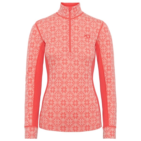 Kari Traa - Women's Rose Half-Zip - Merinounterwäsche Gr L rot von Kari Traa