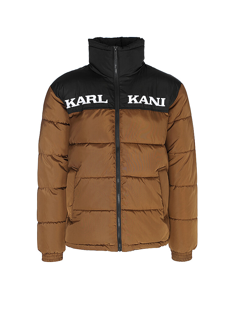 KARL KANI Steppjacke braun | XXL von Karl Kani