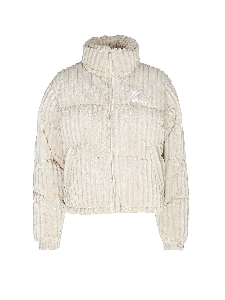 KARL KANI Steppjacke  creme | L von Karl Kani