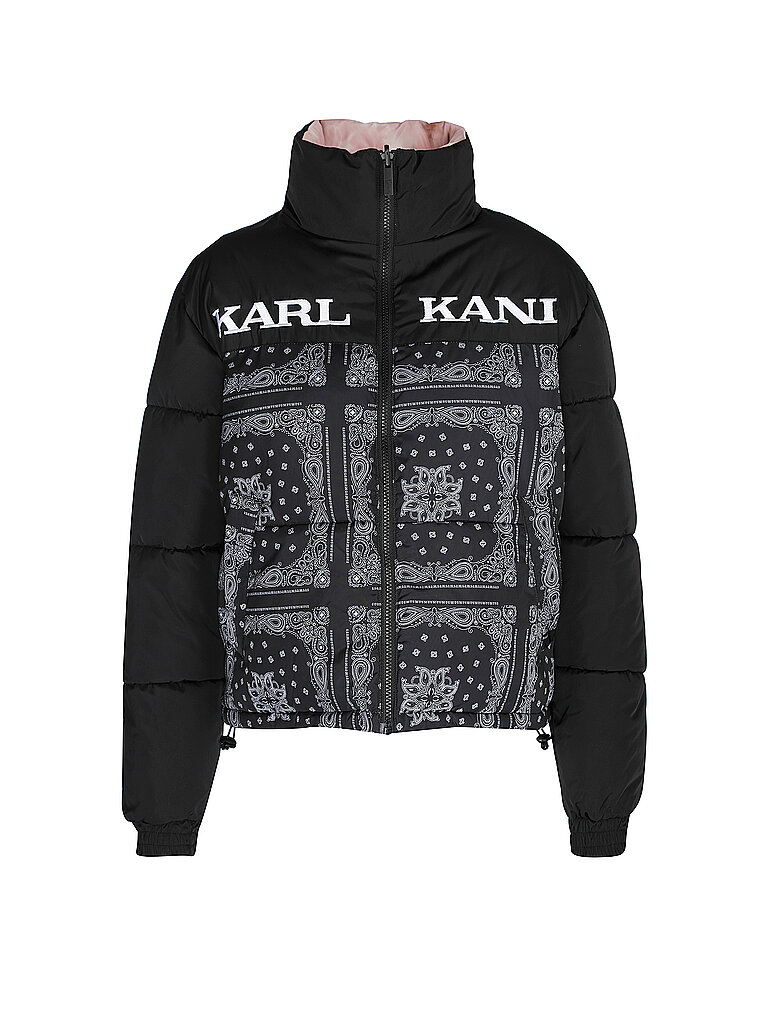 KARL KANI Steppjacke  schwarz | XS von Karl Kani