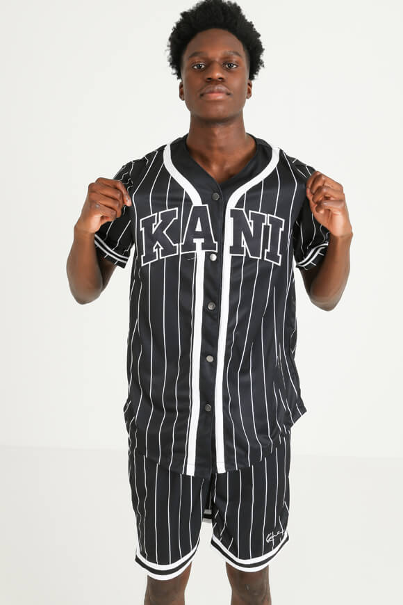 Karl Kani Baseball Hemd | Schwarz | Herren  | XL von Karl Kani