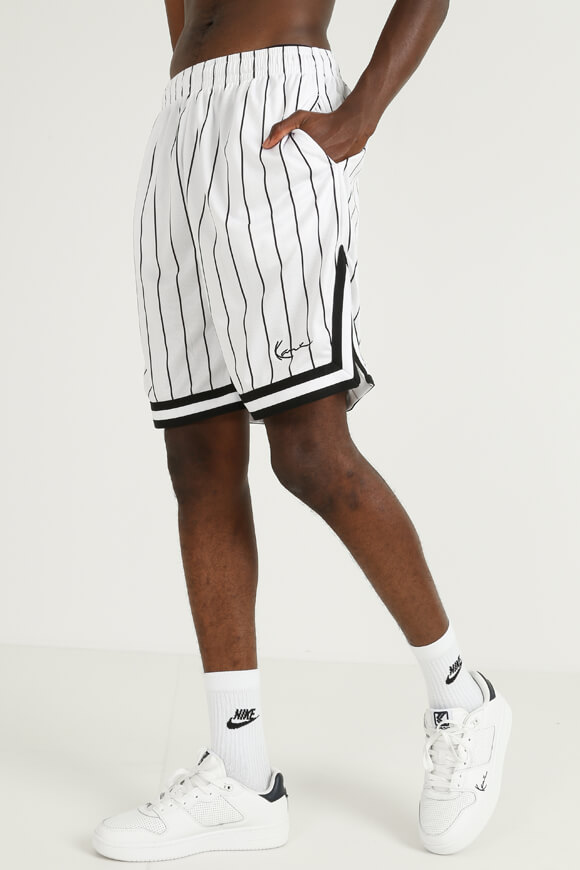 Karl Kani Mesh Shorts | Weiss + Schwarz | Herren  | L von Karl Kani