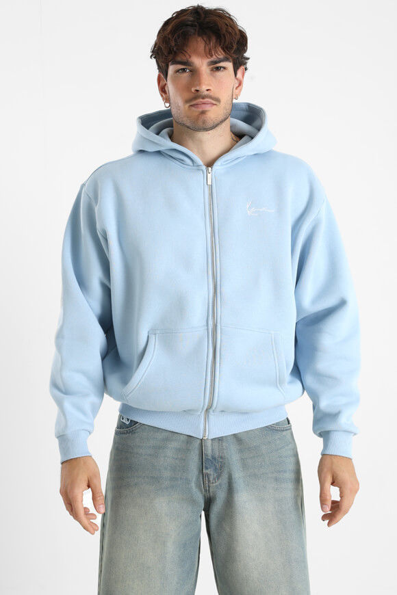 Karl Kani Oversize Kapuzensweatjacke | Light Blue | Herren | S Karl Kani Oversize Kapuzensweatjacke | Light Blue | Herren | S von Karl Kani