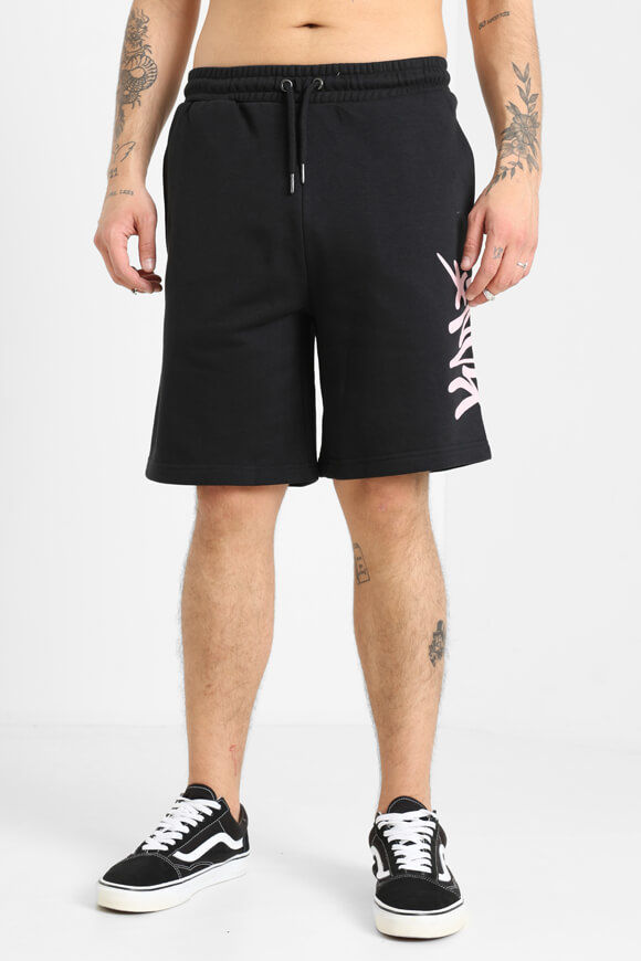Karl Kani Sweatshorts | Black + Pink | Herren | M Karl Kani Sweatshorts | Black + Pink | Herren | M von Karl Kani