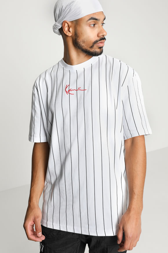 Karl Kani T-Shirt | Weiss + Schwarz | Herren  | M von Karl Kani