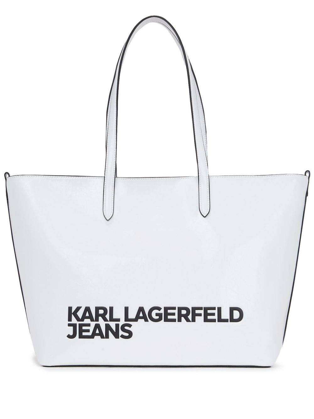 Karl Lagerfeld Jeans Essential logo-print tote bag - White von Karl Lagerfeld Jeans