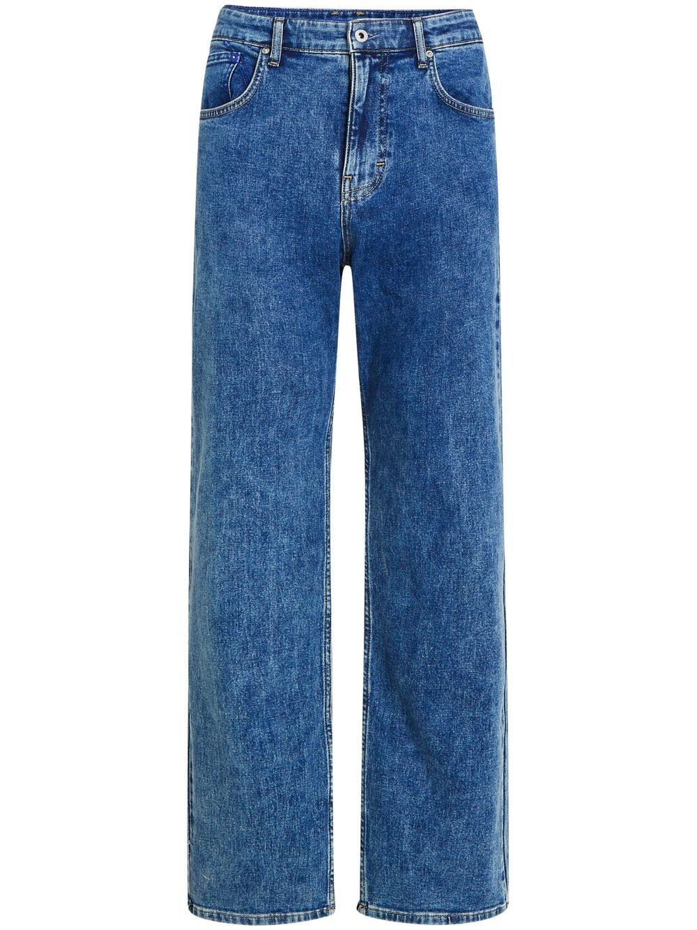 Karl Lagerfeld Jeans mid-rise straight jeans - Blue von Karl Lagerfeld Jeans