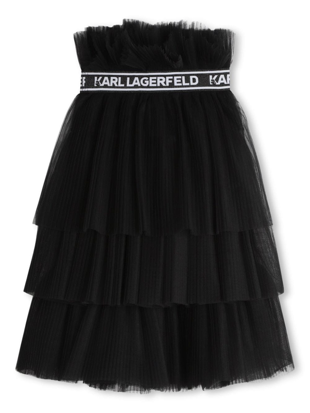 Karl Lagerfeld Kids Ceremonie layered tulle skirt - Black von Karl Lagerfeld Kids