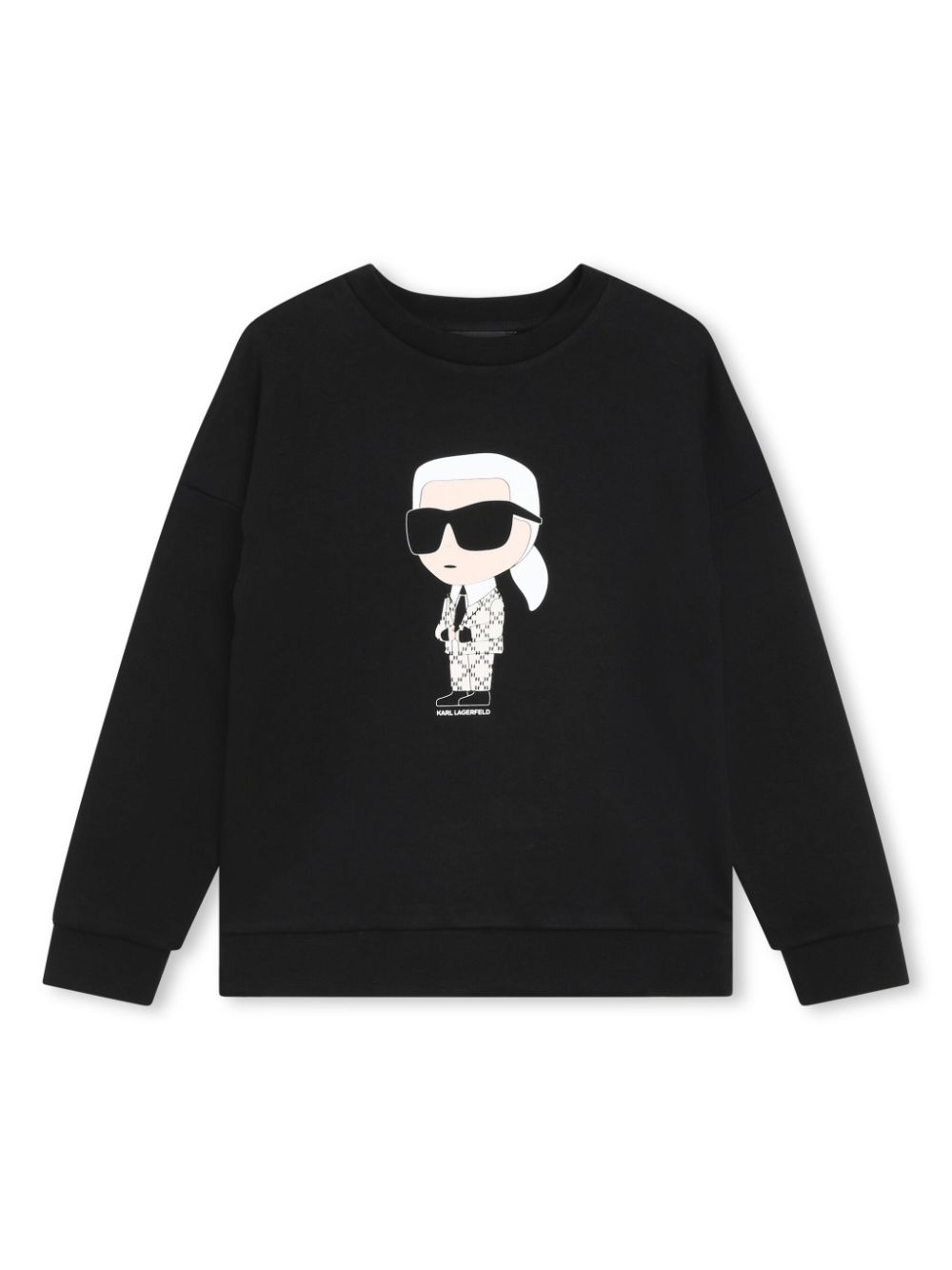 Karl Lagerfeld Kids Ikonik crewneck sweatshirt - Black von Karl Lagerfeld Kids