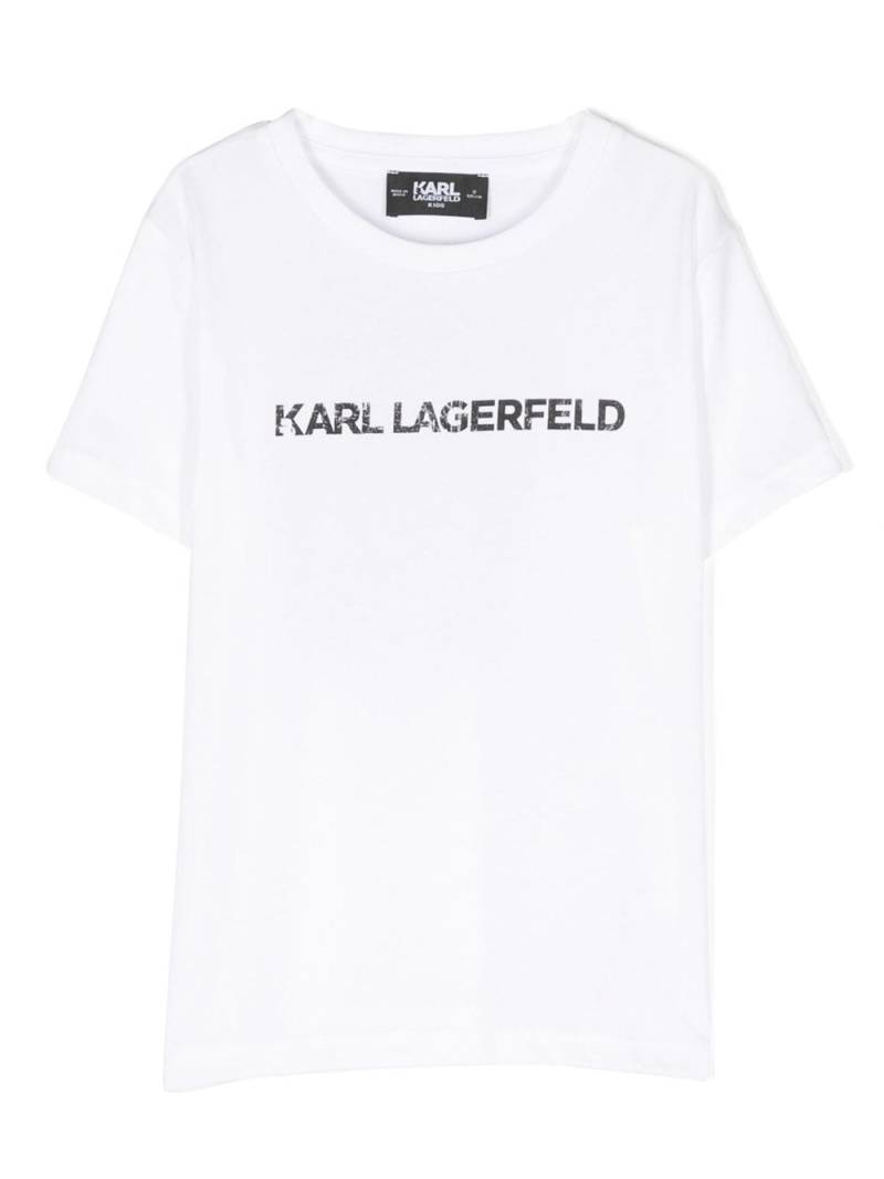 Karl Lagerfeld Kids Ikonik short-sleeve T-shirt - White von Karl Lagerfeld Kids