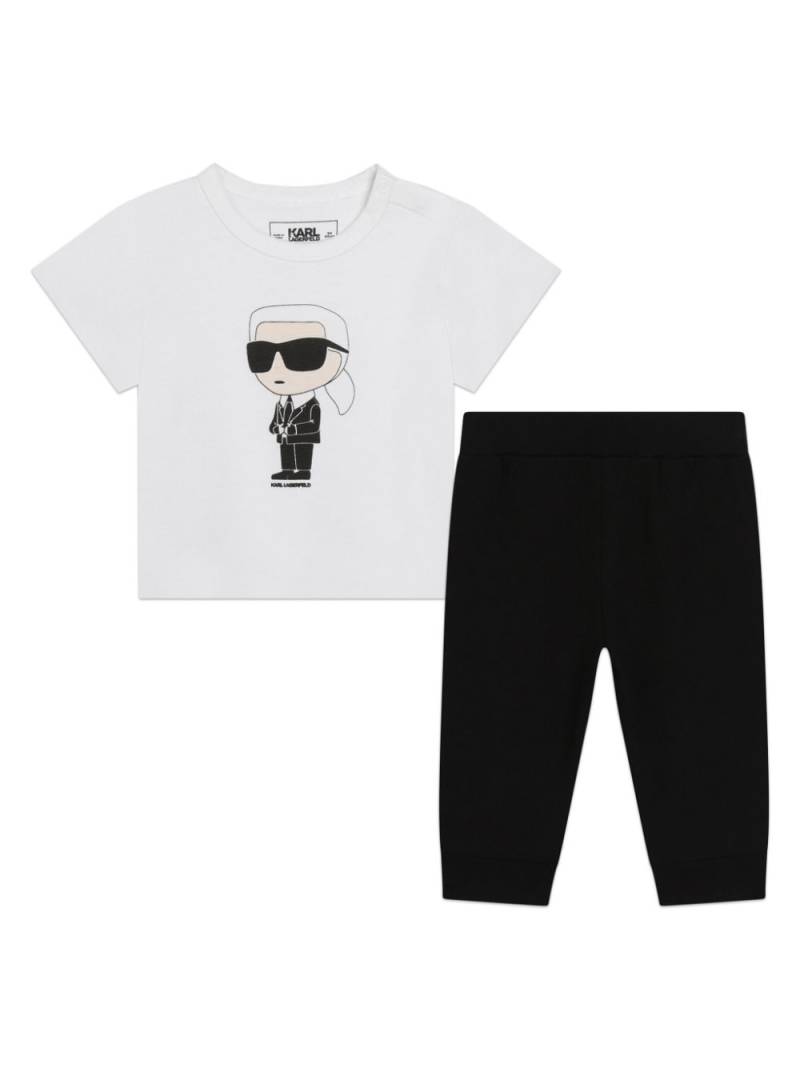 Karl Lagerfeld Kids K/IKONIK leggings (set of two) - Black von Karl Lagerfeld Kids