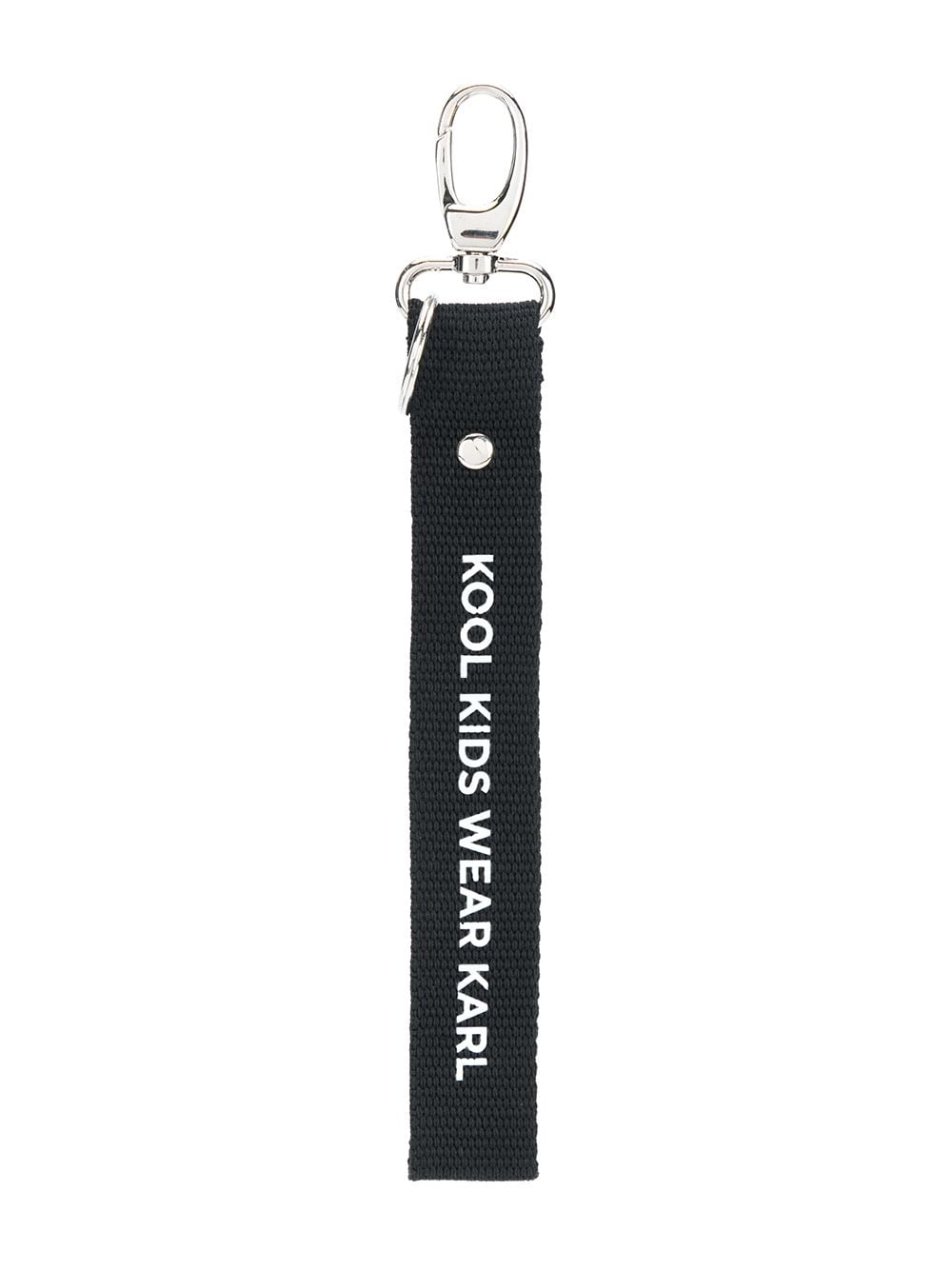 Karl Lagerfeld Kids "kool kids wear karl" keychain - Black von Karl Lagerfeld Kids