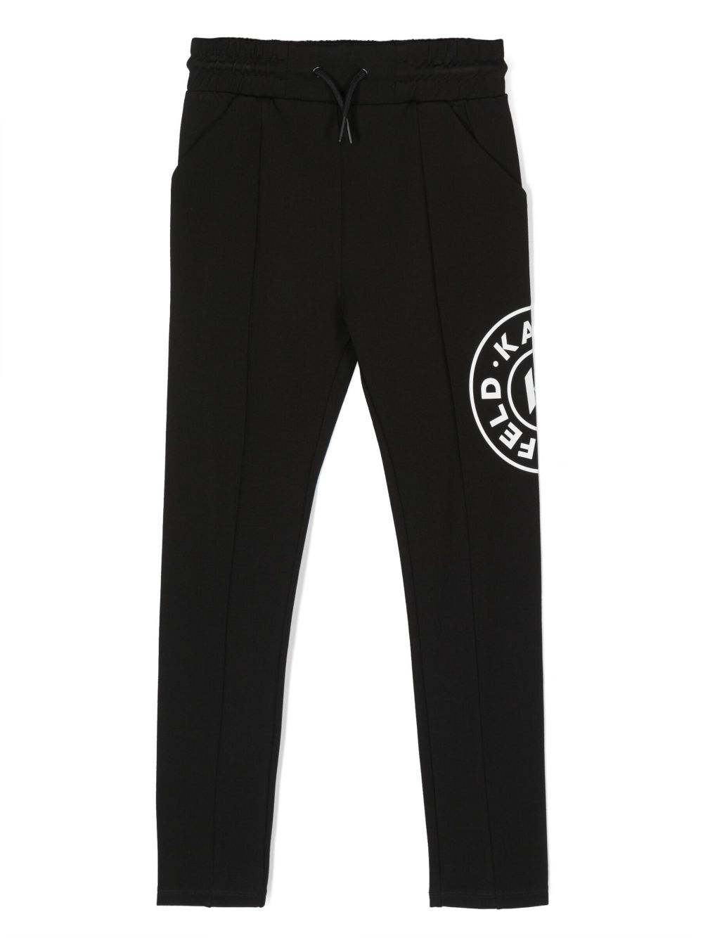 Karl Lagerfeld Kids logo-print drawstring track pants - Black von Karl Lagerfeld Kids