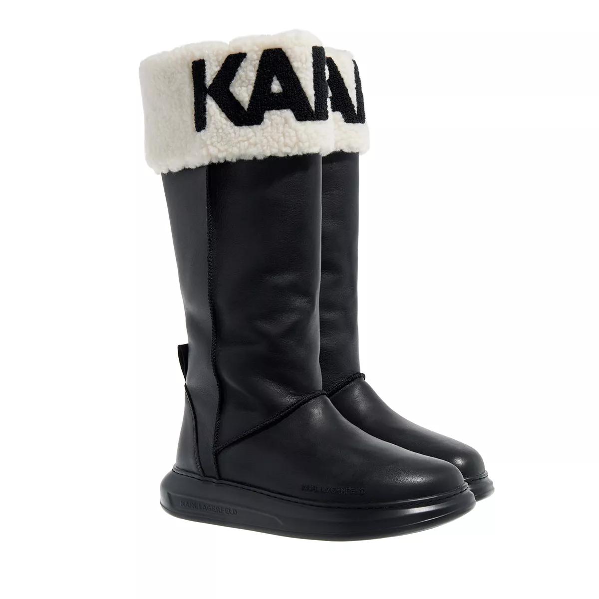 Karl Lagerfeld Boots & Stiefeletten - Kapri Kosi Karl Logo Hi Boot - Gr. 36 (EU) - in Schwarz - für Damen von Karl Lagerfeld