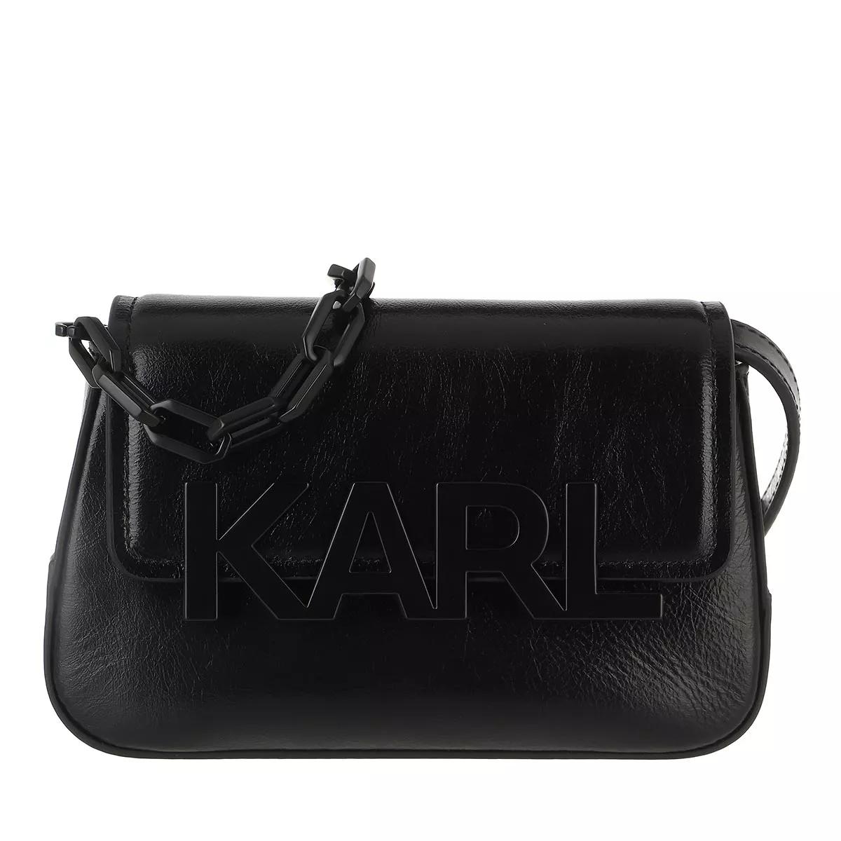 Karl Lagerfeld Umhängetasche - K/Letters Crossbody - Gr. unisize - in Schwarz - für Damen von Karl Lagerfeld