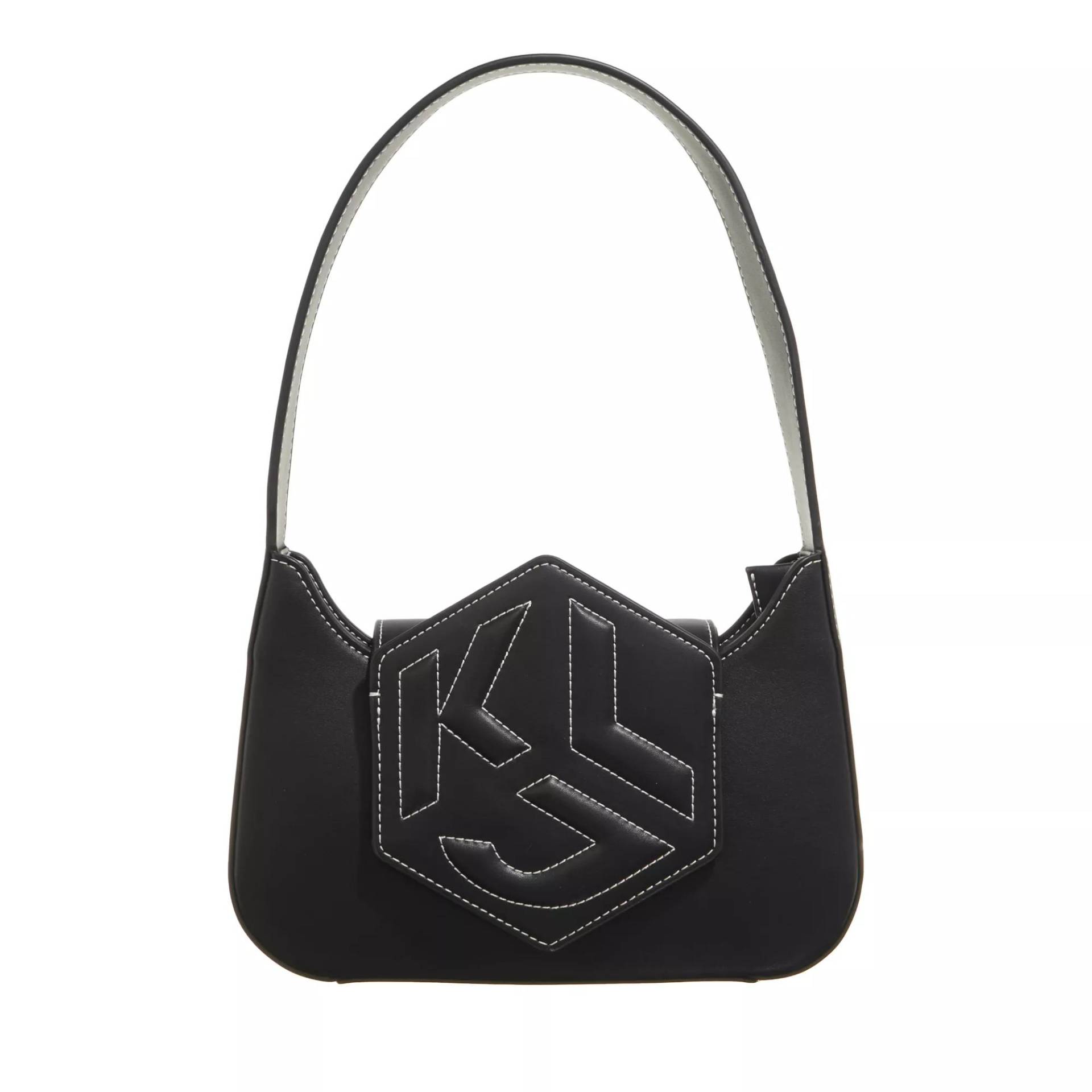 Karl Lagerfeld Jeans Handtasche - Hexagon Shoulder Bag - Gr. unisize - in Schwarz - für Damen von Karl Lagerfeld Jeans