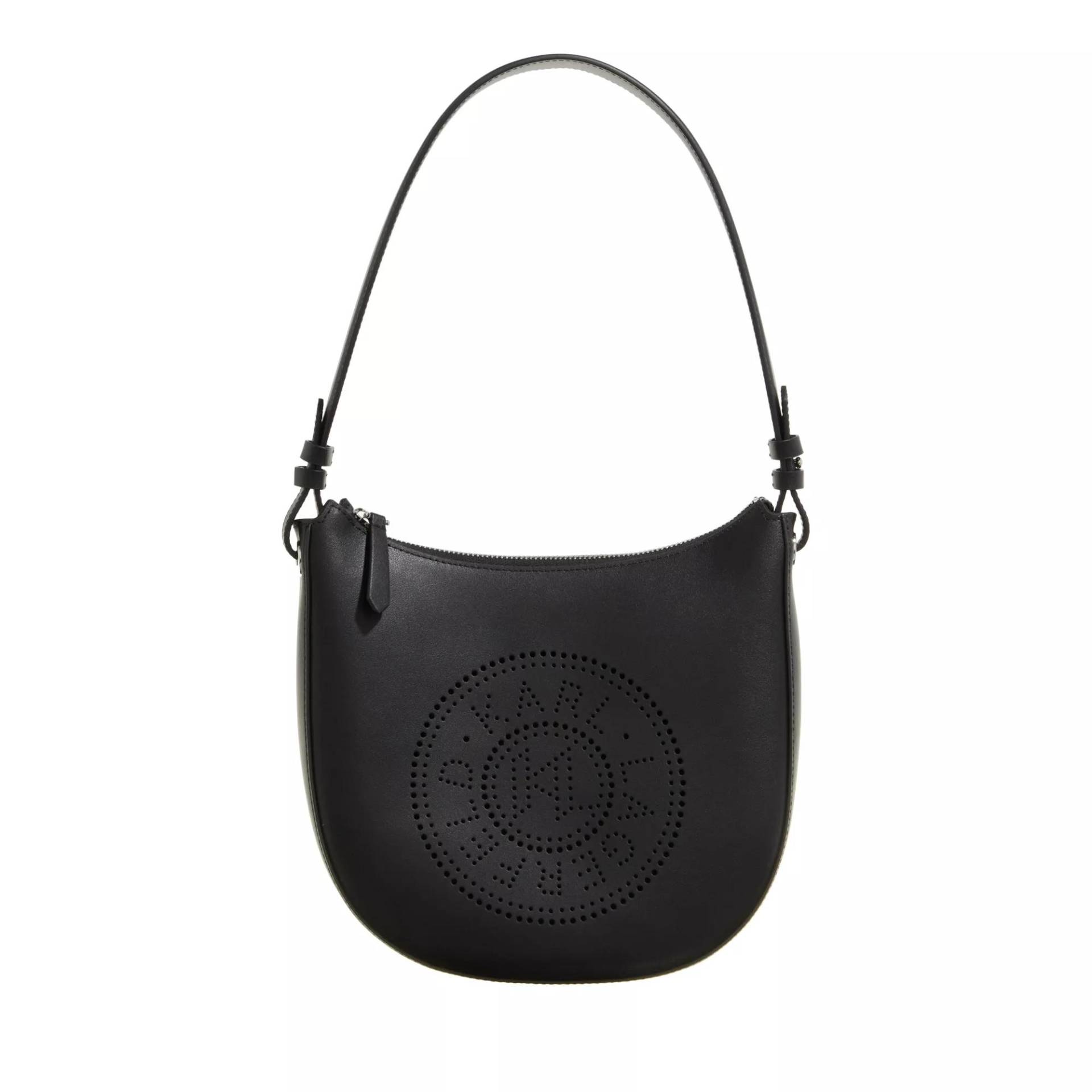 Karl Lagerfeld Handtasche - K/Circle Moon Shb Perforated - Gr. unisize - in Schwarz - für Damen von Karl Lagerfeld