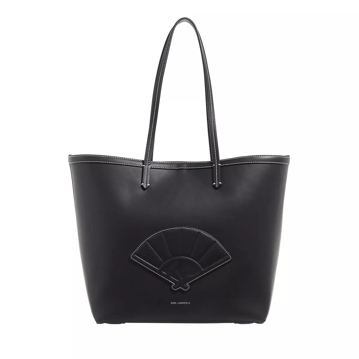 Karl Lagerfeld Henkeltasche - Fan Lg Tote - Gr. unisize - in Schwarz - für Damen von Karl Lagerfeld