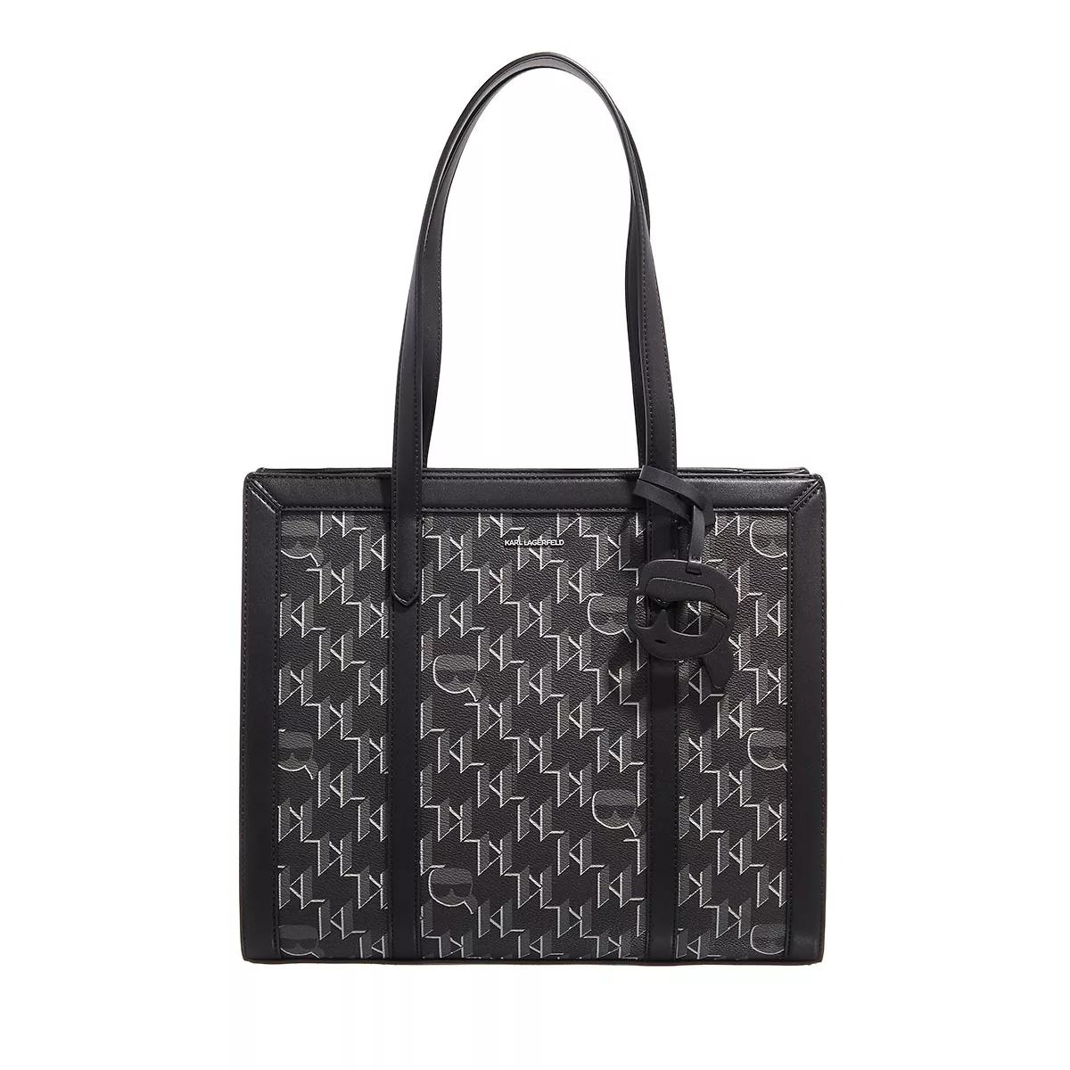 Karl Lagerfeld Henkeltasche - Ikonik Mono Tote - Gr. unisize - in Schwarz - für Damen von Karl Lagerfeld